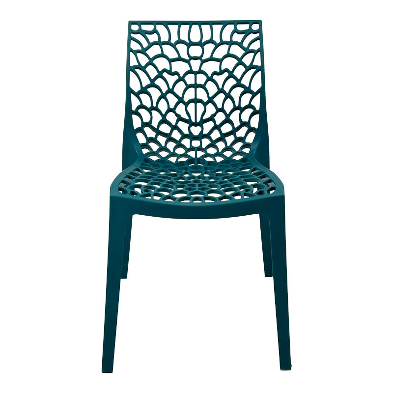 Καρέκλα στοιβαζόμενη Hush  pp σε μπλε απόχρωση 41x53x80.5εκ - Image 5