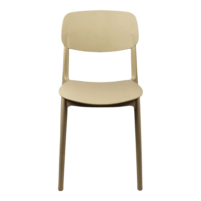 Καρέκλα Berdian  στοιβαζόμενη pp σε cappuccino απόχρωση 38x49x79εκ - Pakobazaar