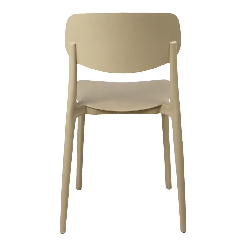 Καρέκλα Berdian  στοιβαζόμενη pp σε cappuccino απόχρωση 38x49x79εκ - Pakobazaar