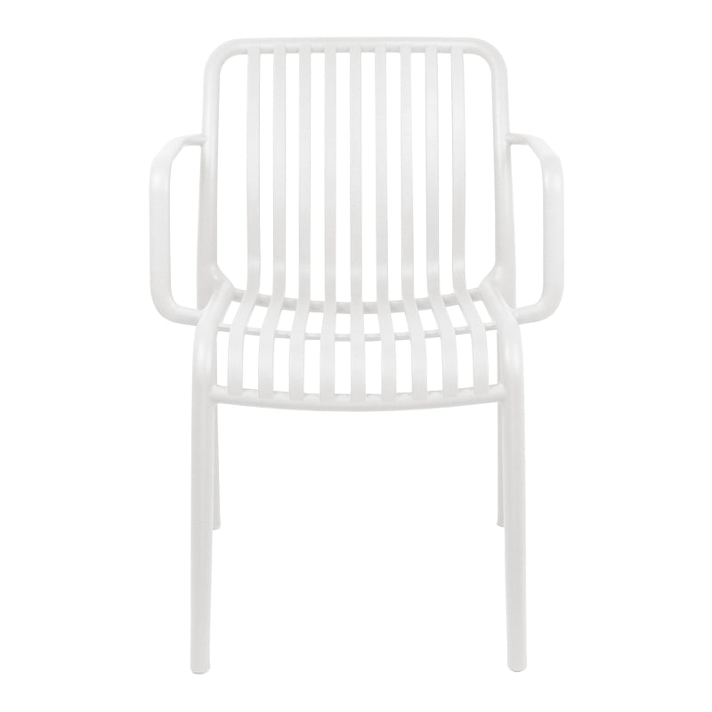 Πολυθρόνα Zoi  pp σε λευκή απόχρωση 54x57.5x79εκ - Pakobazaar