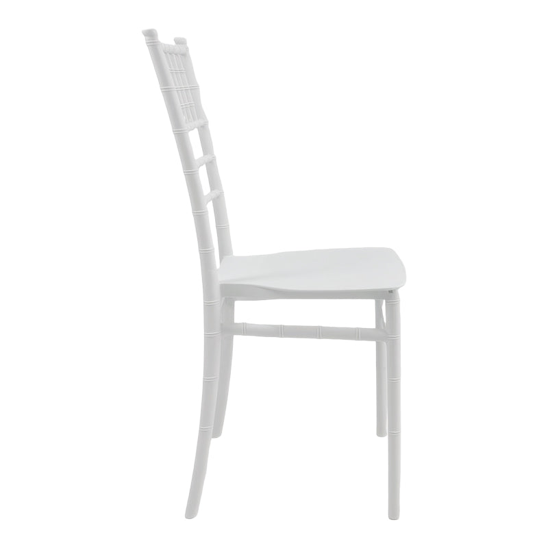 Καρέκλα Tiffany Ι  pp σε λευκή απόχρωση 38.5x46.5x87εκ - Pakobazaar