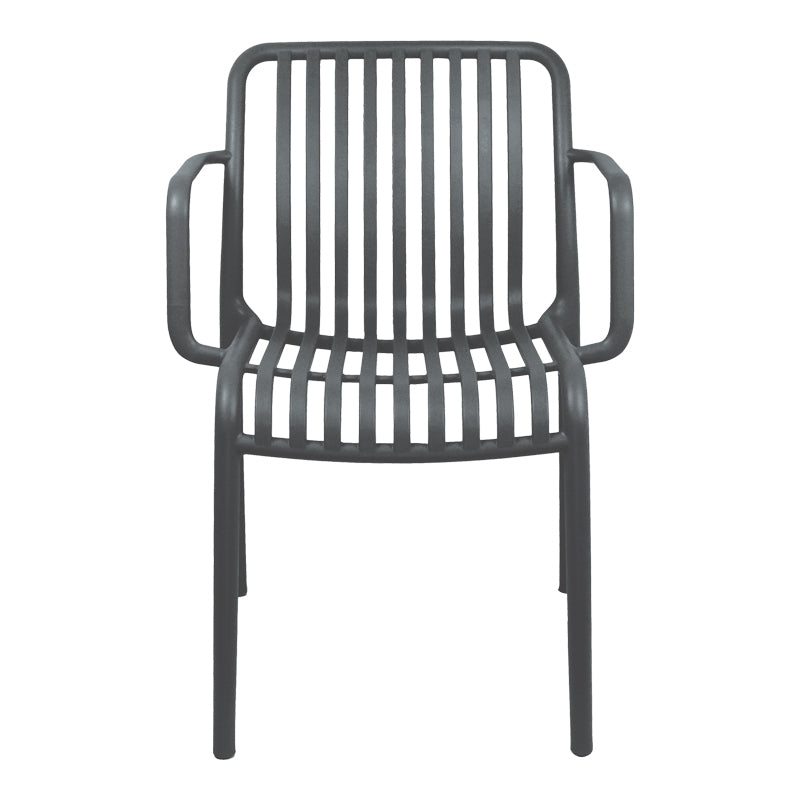 Πολυθρόνα Zoi  pp ανθρακί 54x57.5x79εκ - Pakobazaar