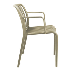 Πολυθρόνα Zoi  pp cappuccino 54x57.5x79εκ - Pakobazaar