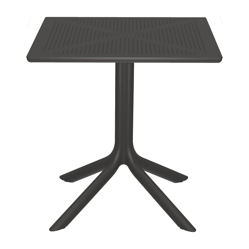 Τραπέζι Groovy  pp διατρητο ανθρακί 60x60x76εκ - Pakobazaar