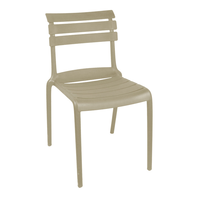 Καρέκλα Almea  στοιβαζόμενη pp cappuccino 42.5x55.5x82εκ - Pakobazaar