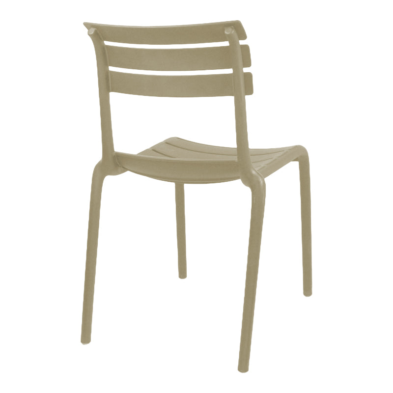 Καρέκλα Almea  στοιβαζόμενη pp cappuccino 42.5x55.5x82εκ - Pakobazaar