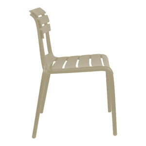 Καρέκλα Almea  στοιβαζόμενη pp cappuccino 42.5x55.5x82εκ - Pakobazaar