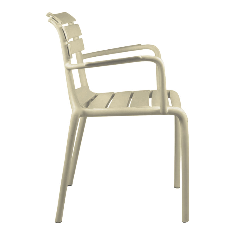 Πολυθρόνα Almea  στοιβαζόμενη pp cappuccino 58x56x82εκ - Pakobazaar