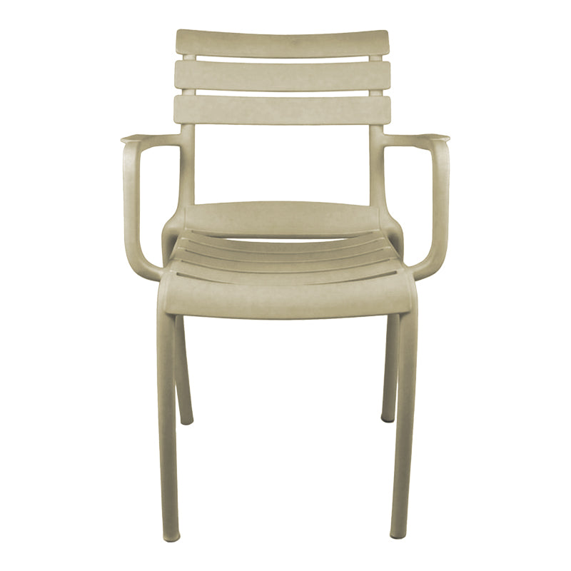 Πολυθρόνα Almea  στοιβαζόμενη pp cappuccino 58x56x82εκ - Pakobazaar