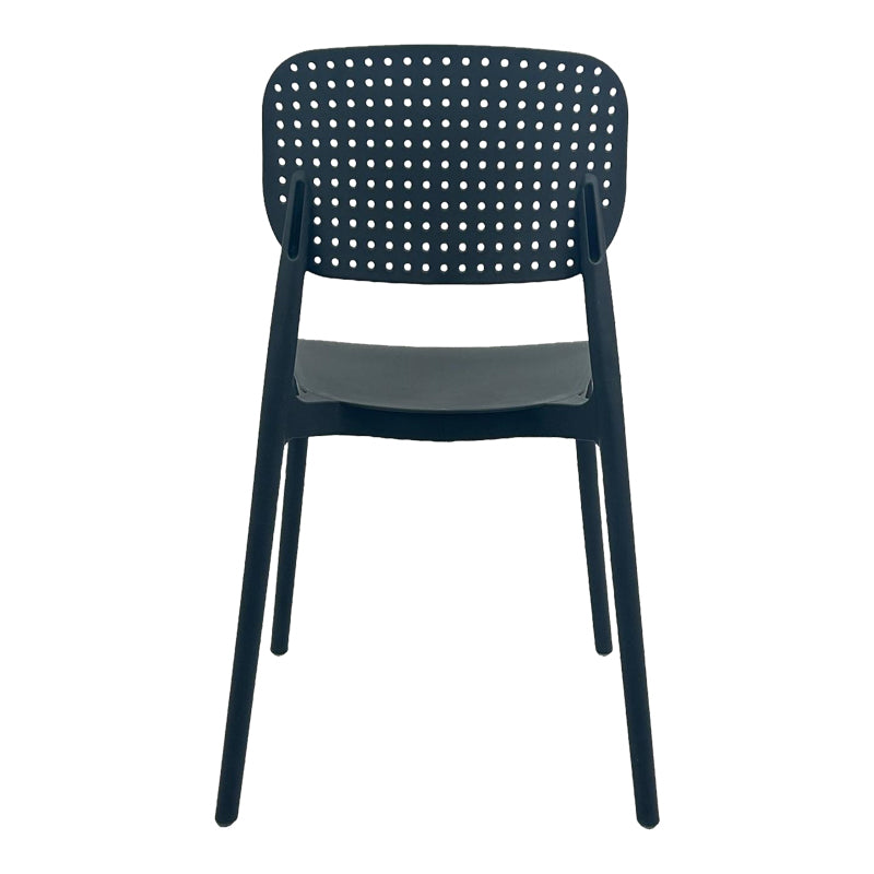 Καρέκλα Regande  στοιβαζόμενη pp μαύρο 42x49.5x82εκ - Pakobazaar