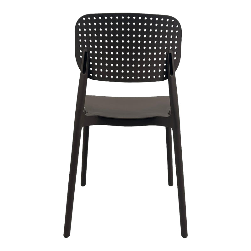 Καρέκλα Regande  στοιβαζόμενη pp καφέ 42x49.5x82εκ - Pakobazaar