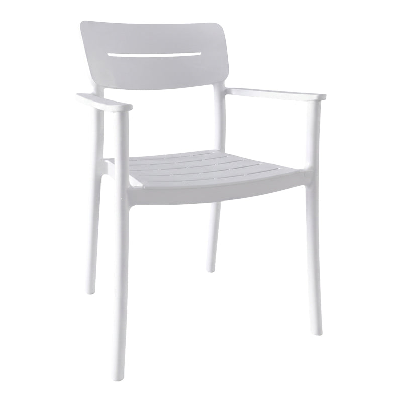 Πολυθρόνα Pilma  λευκό PP 57x54x82εκ - Pakobazaar