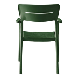 Πολυθρόνα Pilma  σκούρο πράσινο PP 57x54x82εκ - Pakobazaar