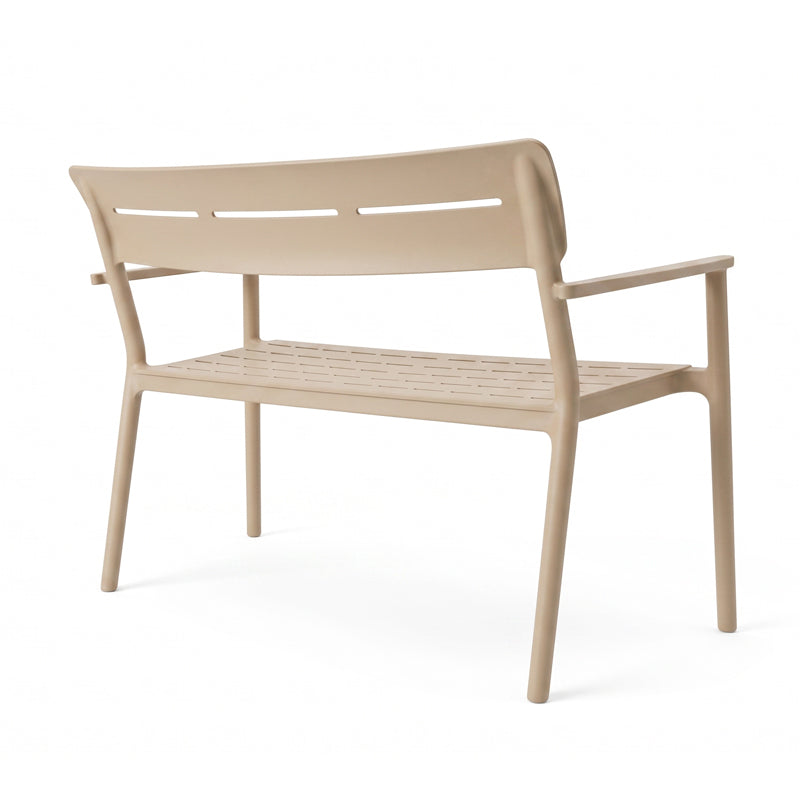 Παγκάκι διθέσιο Cadrin  cappuccino PP 117x60x83εκ