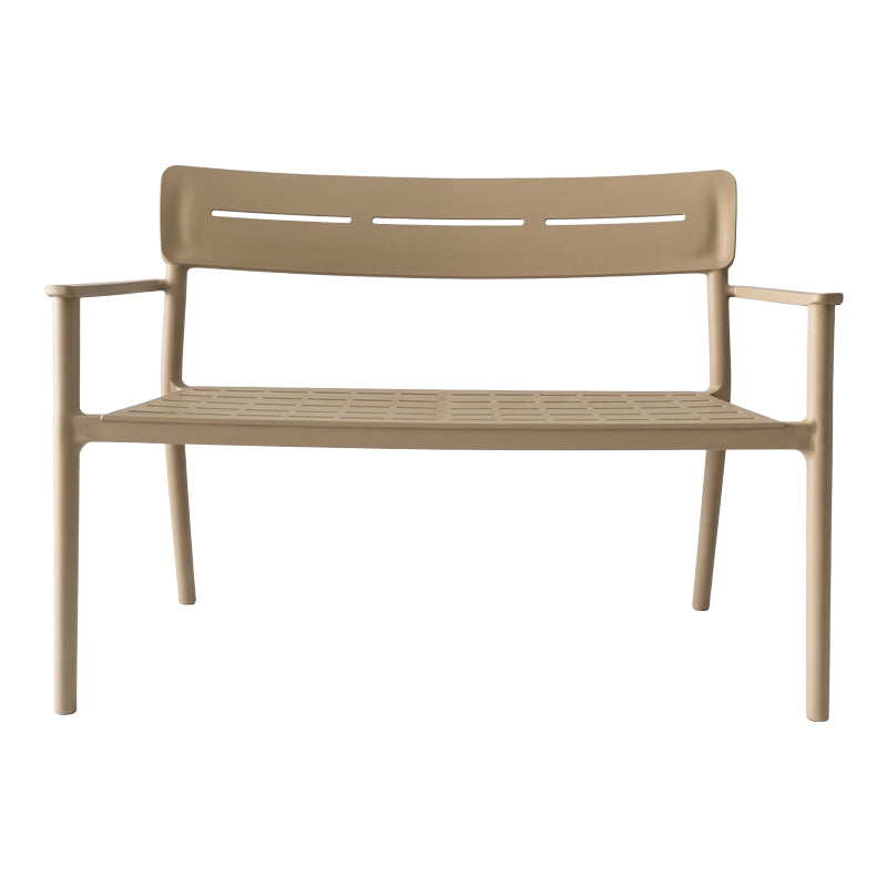 Παγκάκι διθέσιο Cadrin  cappuccino PP 117x60x83εκ