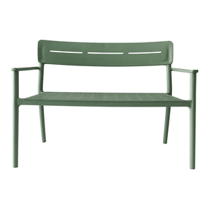 Παγκάκι διθέσιο Cadrin  σκούρο πράσινο PP 117x60x83εκ