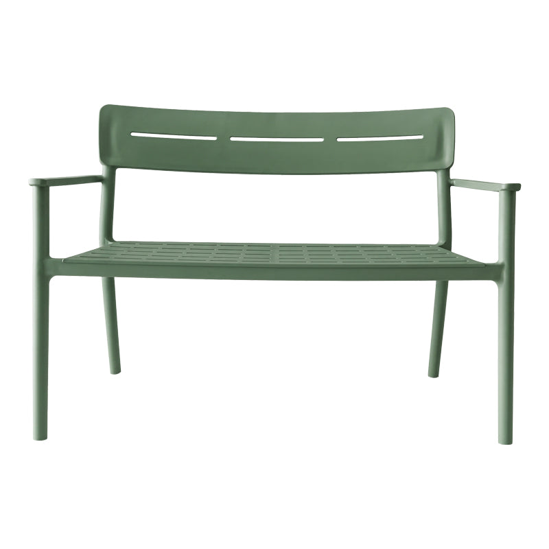 Παγκάκι διθέσιο Cadrin  σκούρο πράσινο PP 117x60x83εκ
