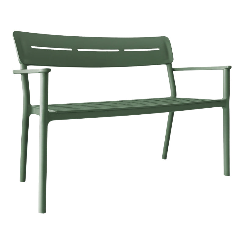 Παγκάκι διθέσιο Cadrin  σκούρο πράσινο PP 117x60x83εκ