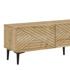 Έπιπλο Τηλεόρασης Thymari Δρυς Sapphire 160x31.4x44.1 εκ. Μελαμίνης