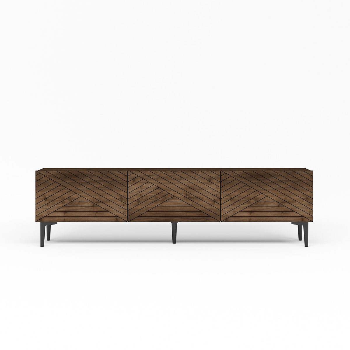 Έπιπλο Τηλεόρασης Thymari Καρυδί 160x31.4x44.1 εκ. Μελαμίνης