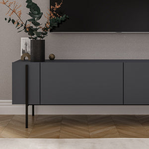 Έπιπλο Τηλεόρασης Rigani Ανθρακί 160x31.4x45.6 εκ. Μελαμίνης