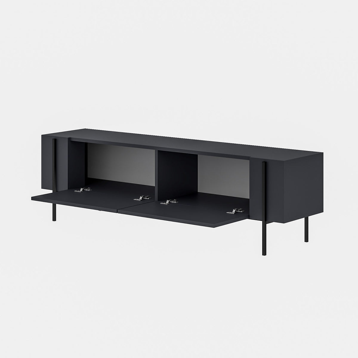 Έπιπλο Τηλεόρασης Rigani Ανθρακί 160x31.4x45.6 εκ. Μελαμίνης