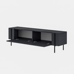 Έπιπλο Τηλεόρασης Rigani Ανθρακί 160x31.4x45.6 εκ. Μελαμίνης