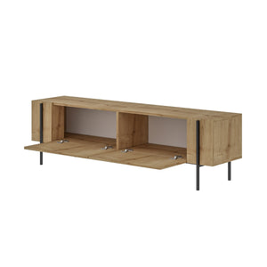 Έπιπλο Τηλεόρασης Rigani Δρυς Sapphire 160x31.4x45.6 εκ. Μελαμίνης