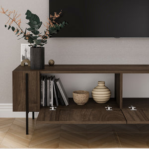 Έπιπλο Τηλεόρασης Rigani Καρυδί 160x31.4x45.6 εκ. Μελαμίνης