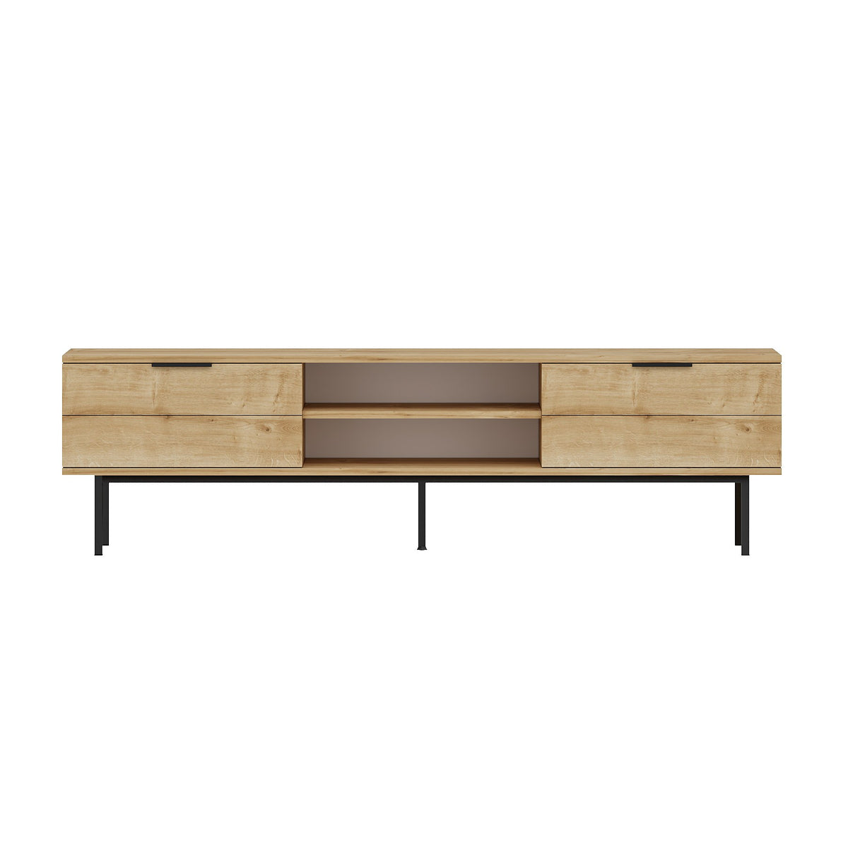 Έπιπλο Τηλεόρασης Kynopiastes Δρυς Sapphire 180x29.6x50 εκ. Μελαμίνης