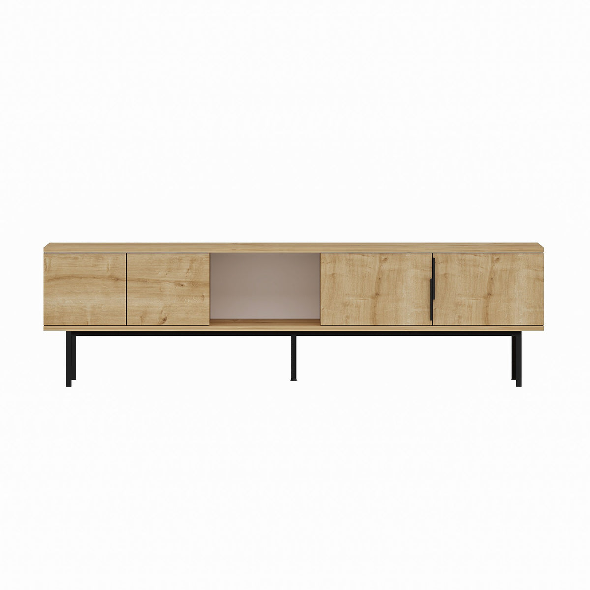 Έπιπλο Τηλεόρασης Perithia Δρυς Sapphire 180x29.6x50 εκ. Μελαμίνης - Pakobazaar