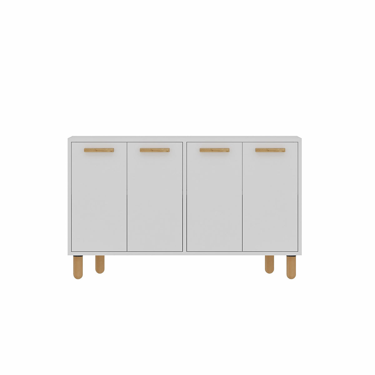 Κονσόλα Gavrio Λευκό 120x29.6x73.6 εκ. Μελαμίνης - Pakobazaar