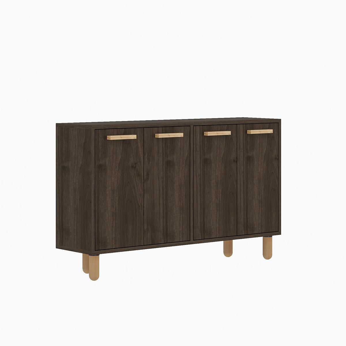 Κονσόλα Gavrio Καρυδί 120x29.6x73.6 εκ. Μελαμίνης - Pakobazaar