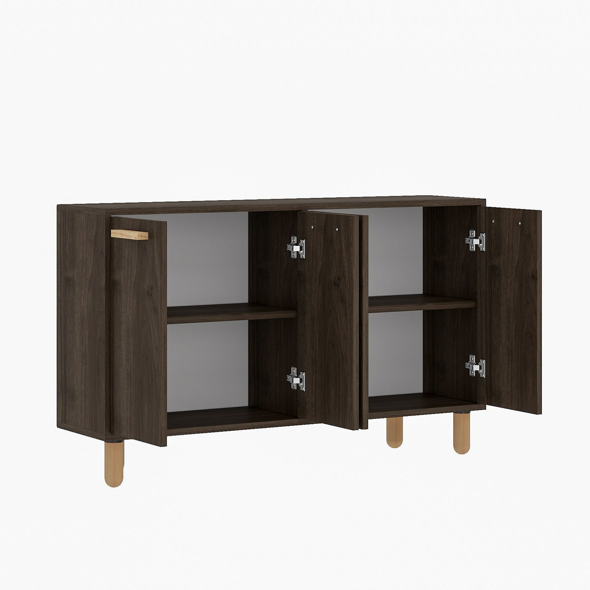 Κονσόλα Gavrio Καρυδί 120x29.6x73.6 εκ. Μελαμίνης - Pakobazaar