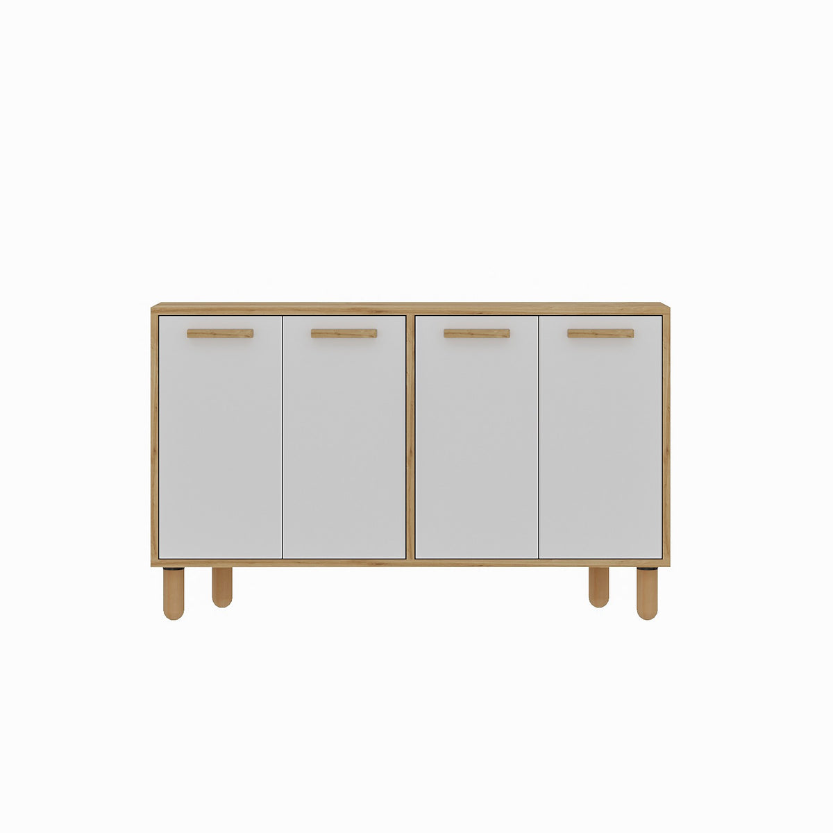 Κονσόλα Gavrio Δρυς Sapphire - Λευκό 120x29.6x73.6 εκ. Μελαμίνης