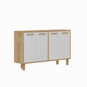 Κονσόλα Gavrio Δρυς Sapphire - Λευκό 120x29.6x73.6 εκ. Μελαμίνης