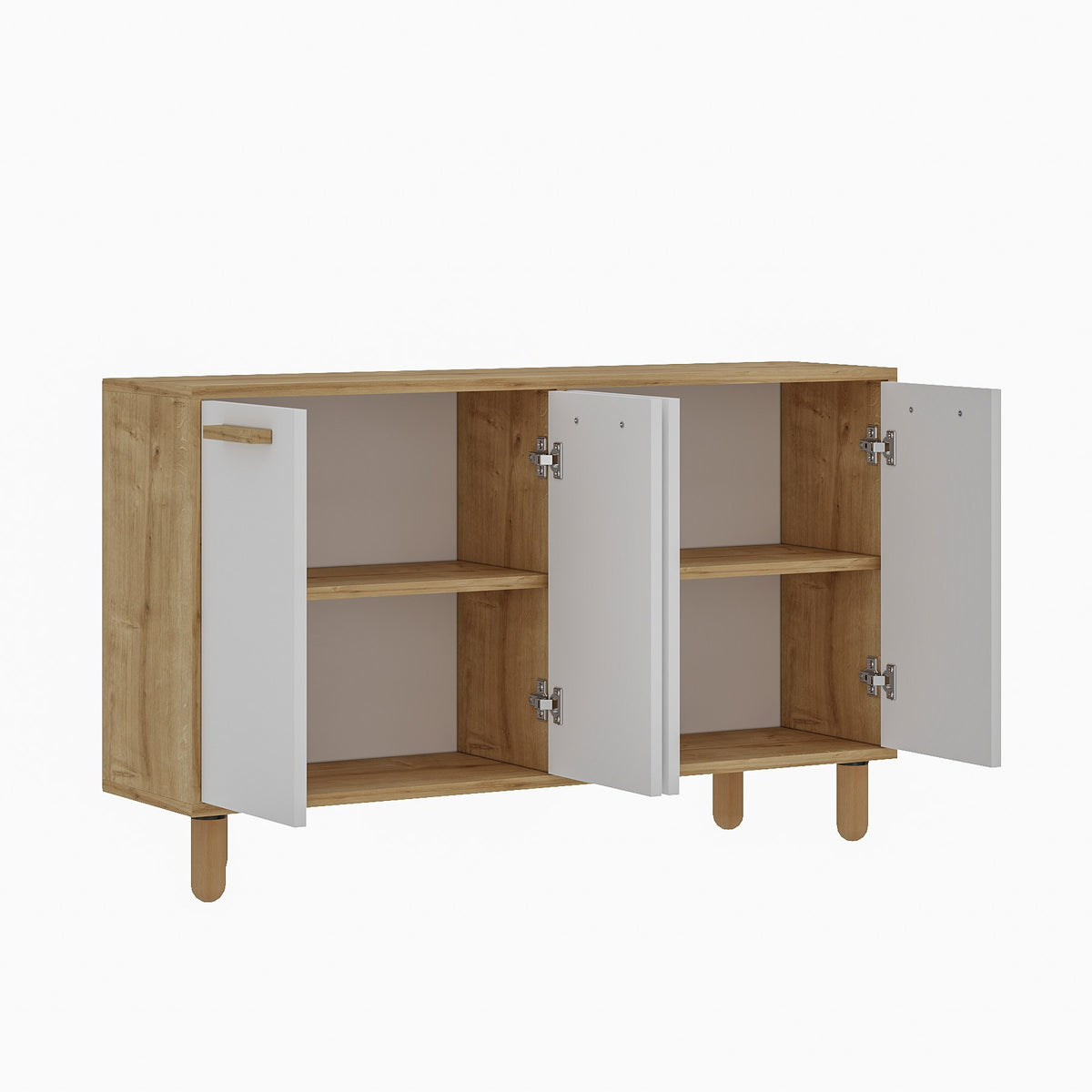 Κονσόλα Gavrio Δρυς Sapphire - Λευκό 120x29.6x73.6 εκ. Μελαμίνης