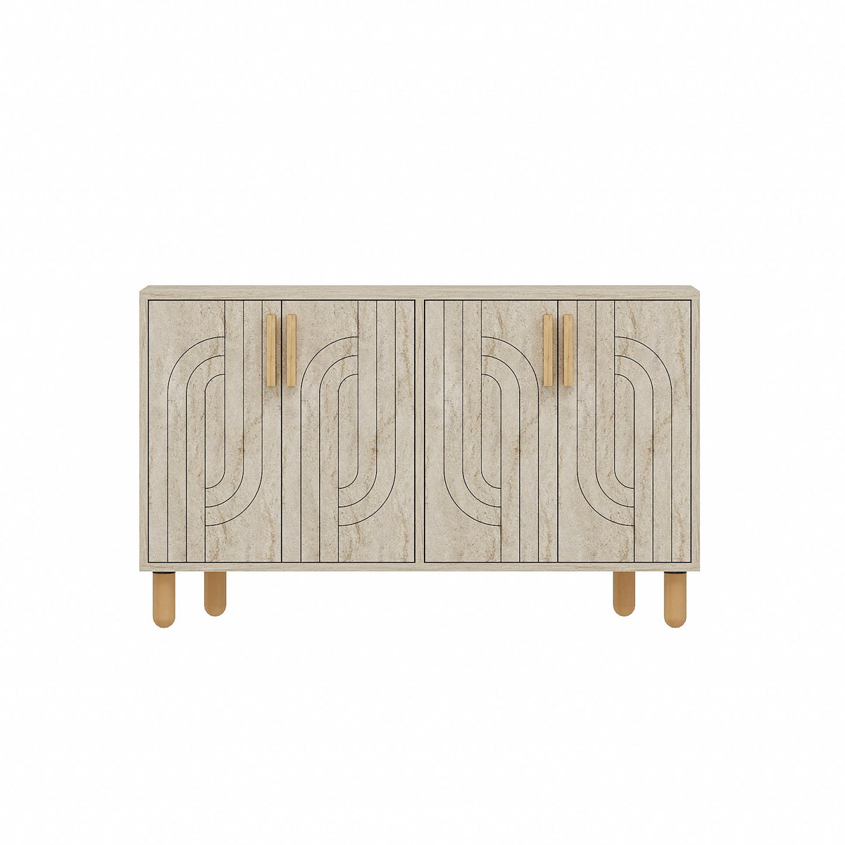 Κονσόλα Louiza Travertine 120x29.6x73.6 εκ. Μελαμίνης