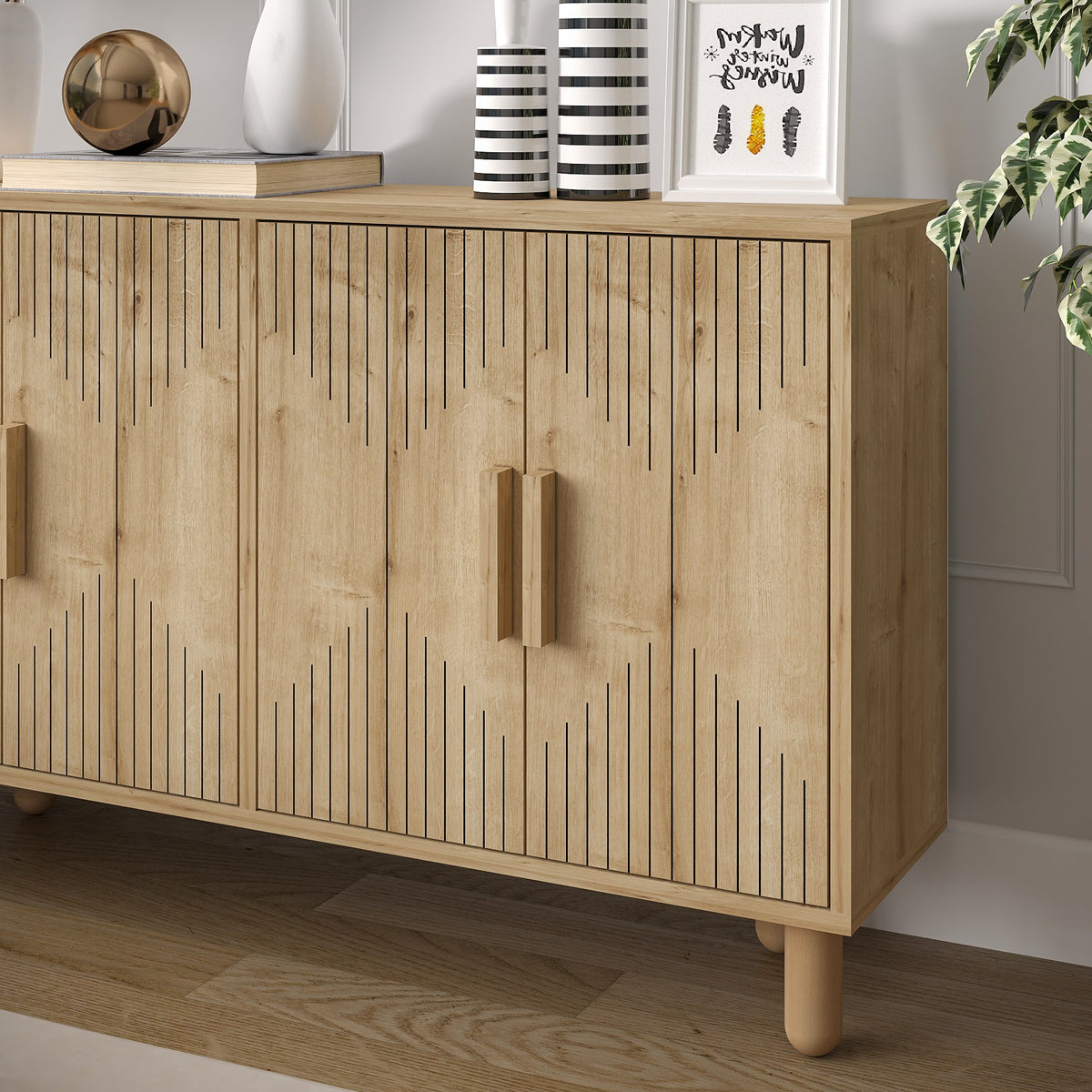 Κονσόλα Elios Δρυς Sapphire 120x29.6x73.6 εκ. Μελαμίνης