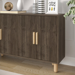 Κονσόλα Elios Καρυδί 120x29.6x73.6 εκ. Μελαμίνης - Pakobazaar