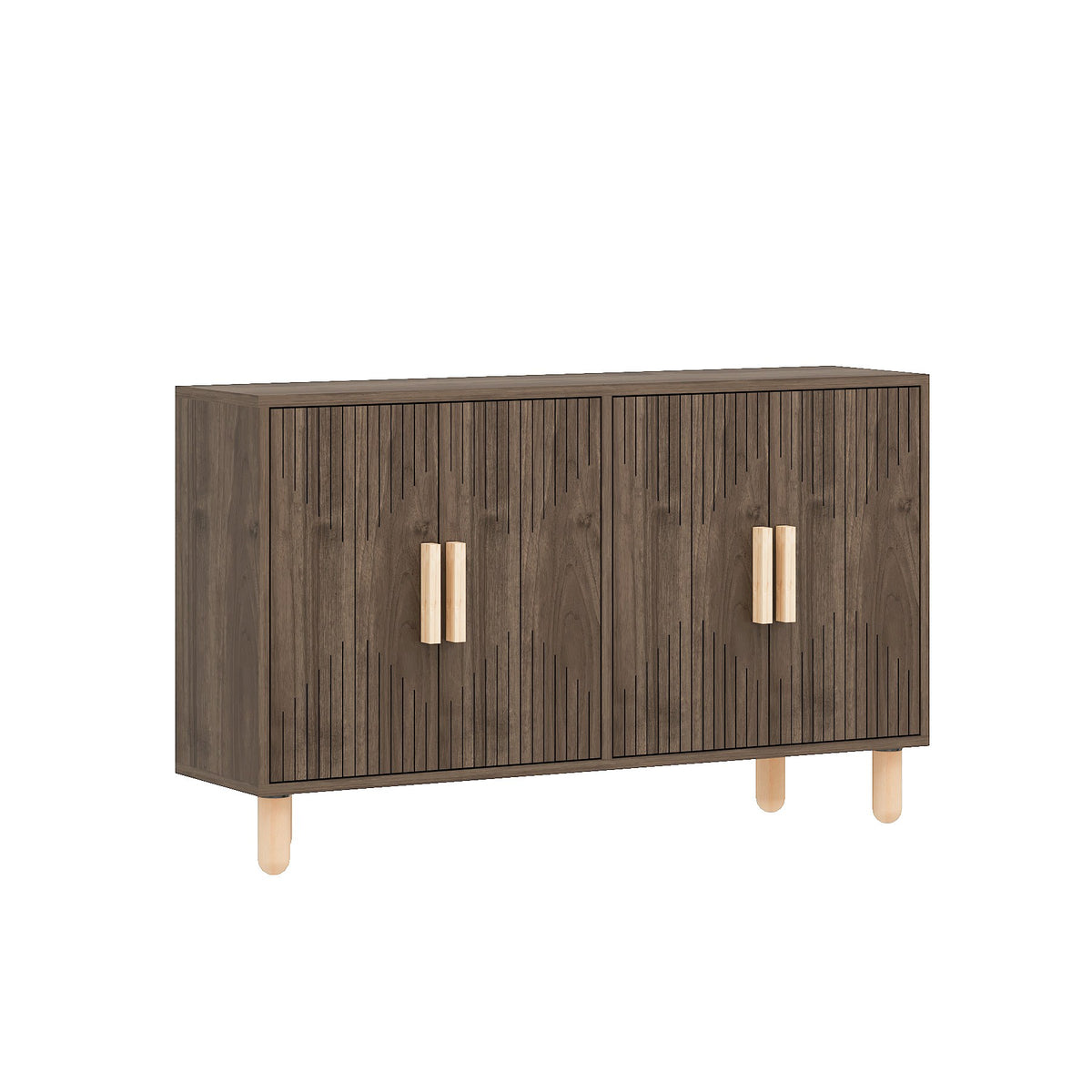 Κονσόλα Elios Καρυδί 120x29.6x73.6 εκ. Μελαμίνης - Pakobazaar