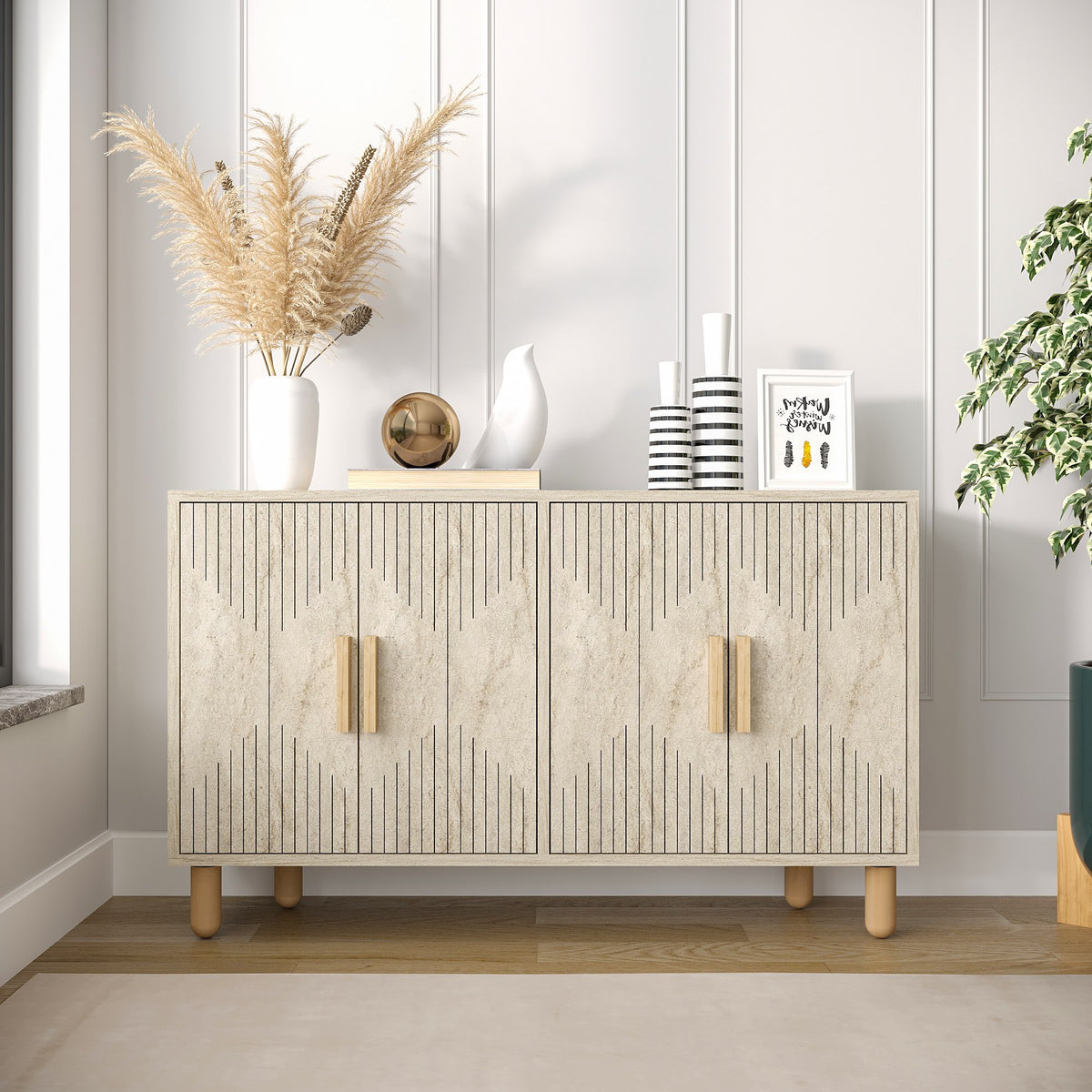 Κονσόλα Elios Travertine 120x29.6x73.6 εκ. Μελαμίνης