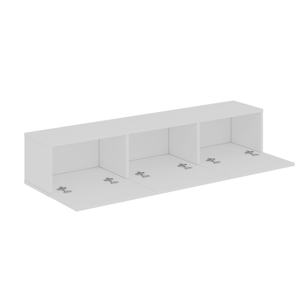 Έπιπλο Τηλεόρασης Renes Επιτοίχιο Λευκό 180x31.4x45 εκ. Μελαμίνης