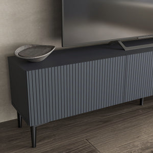 Έπιπλο Τηλεόρασης Renes Επιτοίχιο Ανθρακί 180x31.4x45 εκ. Μελαμίνης - Pakobazaar