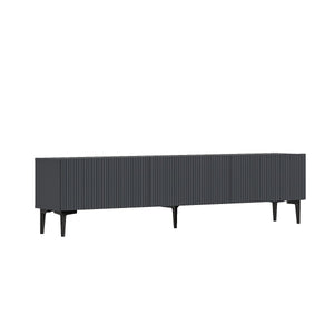 Έπιπλο Τηλεόρασης Renes Επιτοίχιο Ανθρακί 180x31.4x45 εκ. Μελαμίνης - Pakobazaar
