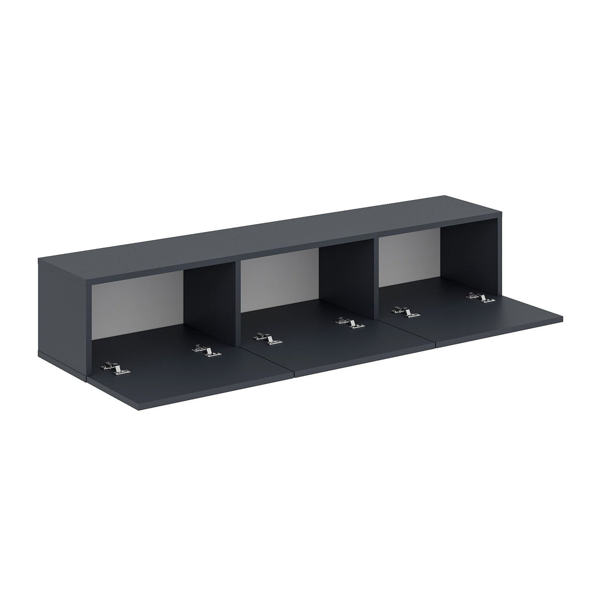 Έπιπλο Τηλεόρασης Renes Επιτοίχιο Ανθρακί 180x31.4x45 εκ. Μελαμίνης - Pakobazaar