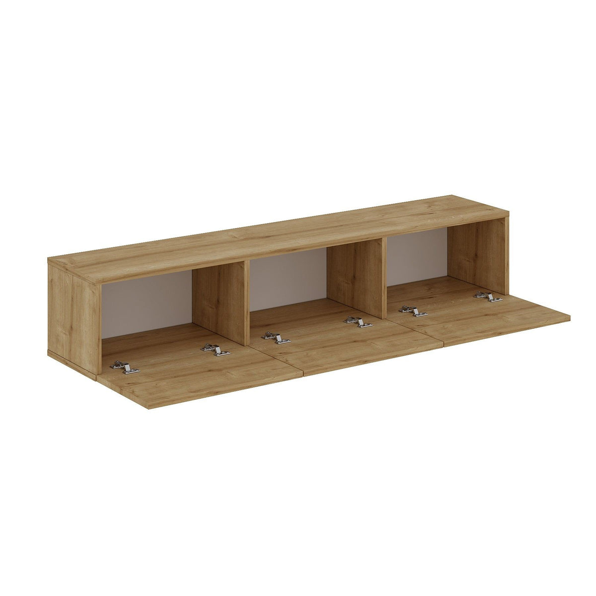 Έπιπλο Τηλεόρασης Renes Επιτοίχιο Δρυς Sapphire 180x31.4x45 εκ. Μελαμίνης