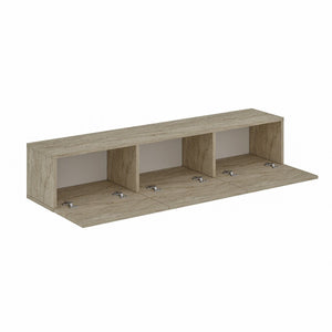 Έπιπλο Τηλεόρασης Renes Επιτοίχιο Travertine 180x31.4x45 εκ. Μελαμίνης - Pakobazaar
