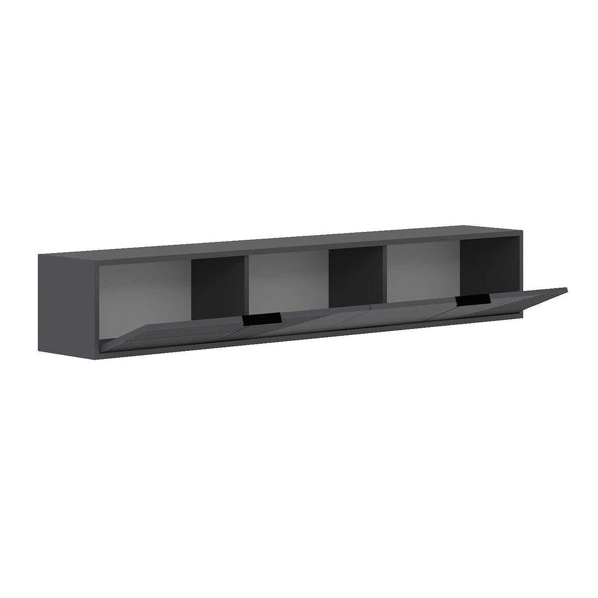 Έπιπλο Τηλεόρασης Liapades Ανθρακί 180x30x30 εκ. Μελαμίνης