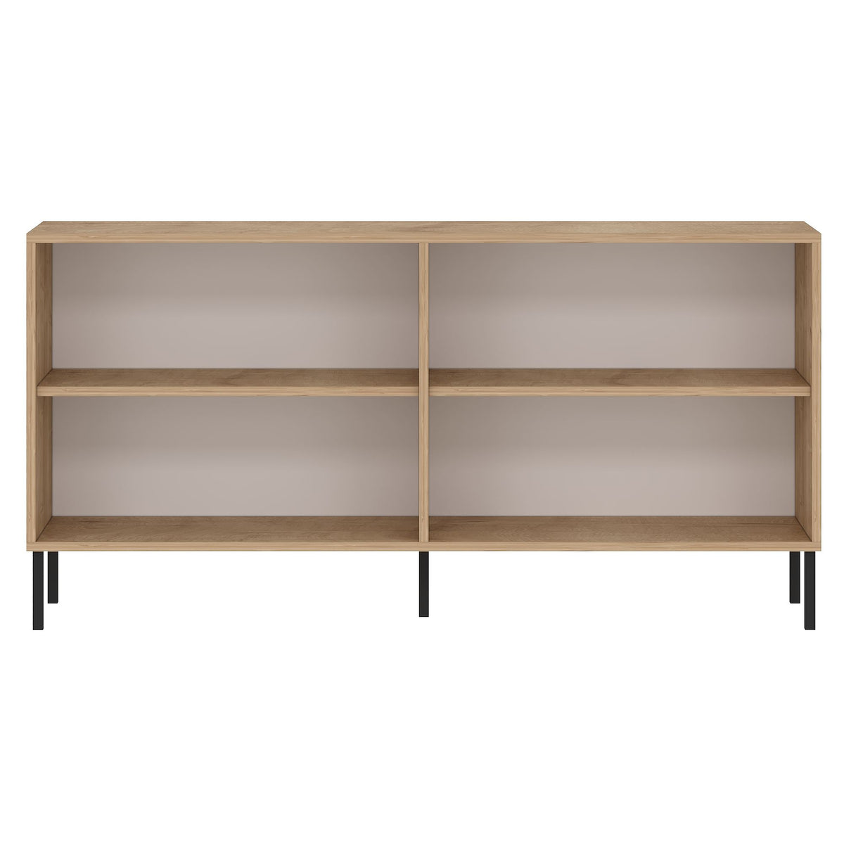 Κονσόλα Fres Με Ράφια Δρυς Sapphire 150x36x75 εκ. Μελαμίνης - Pakobazaar